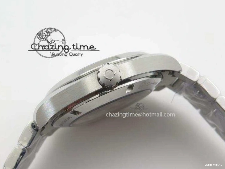 0203 Affordable Aqua Terra 150M SS 1:1 Best Edition Deep Blue Textured Dial On SS Bracelet A 8253